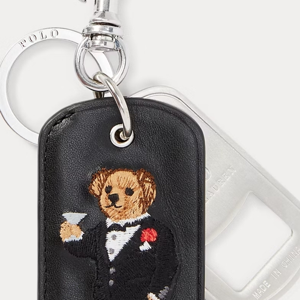 Polo by Ralph Lauren Martini Bear Keychain Bottle Opener NEW IN BOX